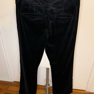Banana Republic The Sloan Fit Flare Velvet Pants